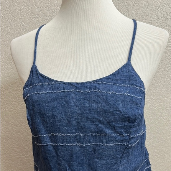 Anthropologie Maeve Women's Blue Spaghetti Strap Top - Picture 2 of 5